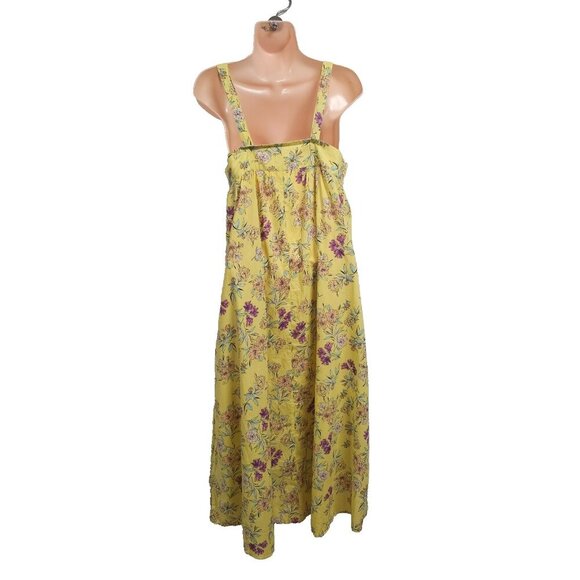 NATURAL LIFE Floral Midi Sun Dress Women Size S/XS Cotton - Picture 6 of 13